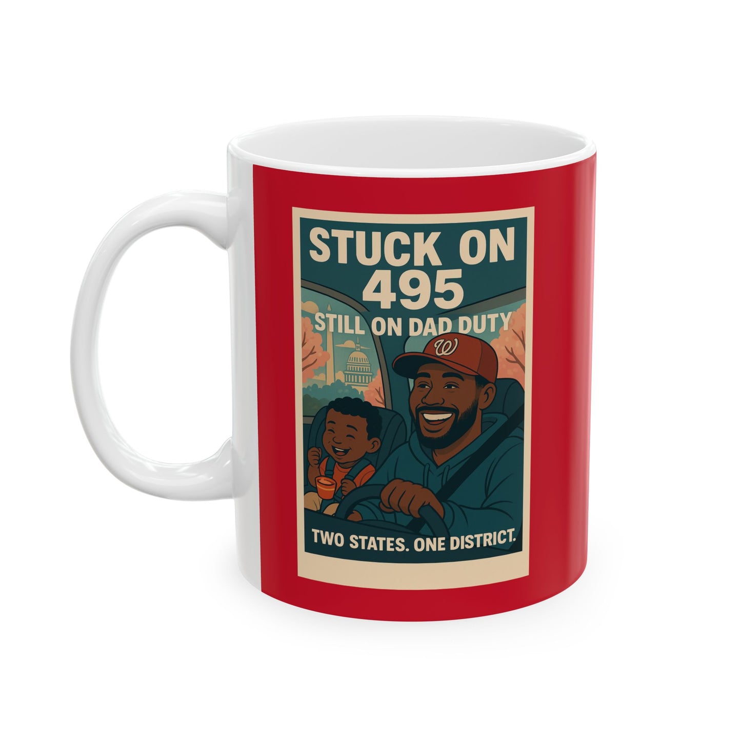 DMV Dad Ceramic Mug - Fun Gift for Fathers, 11oz & 15oz