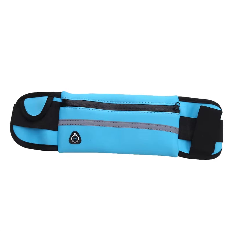 Waterproof Running Waist Bag – Bounce-Free Sport Fanny Pack for Phone & Keys | Unisex, Reflective, Comfortable Fit