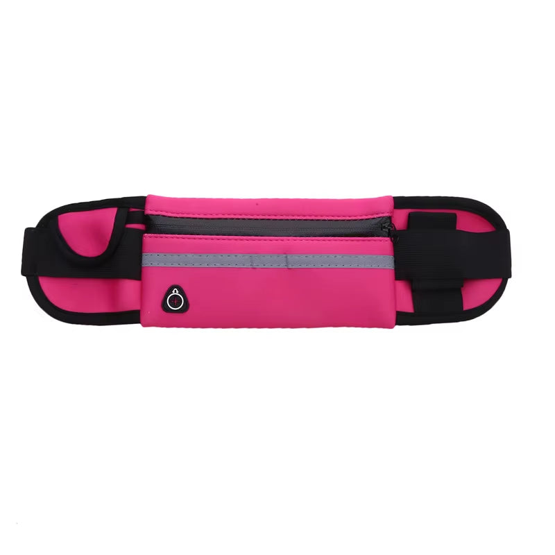 Waterproof Running Waist Bag – Bounce-Free Sport Fanny Pack for Phone & Keys | Unisex, Reflective, Comfortable Fit