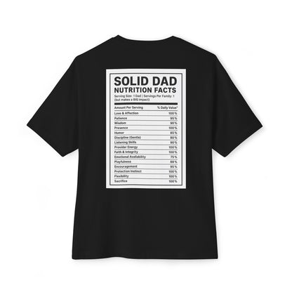 Solid Dad Nutrition Tee - Perfect Gift for Father's Day