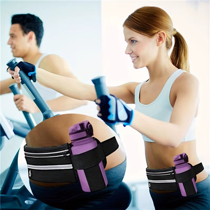 Waterproof Running Waist Bag – Bounce-Free Sport Fanny Pack for Phone & Keys | Unisex, Reflective, Comfortable Fit