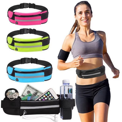 Waterproof Running Waist Bag – Bounce-Free Sport Fanny Pack for Phone & Keys | Unisex, Reflective, Comfortable Fit